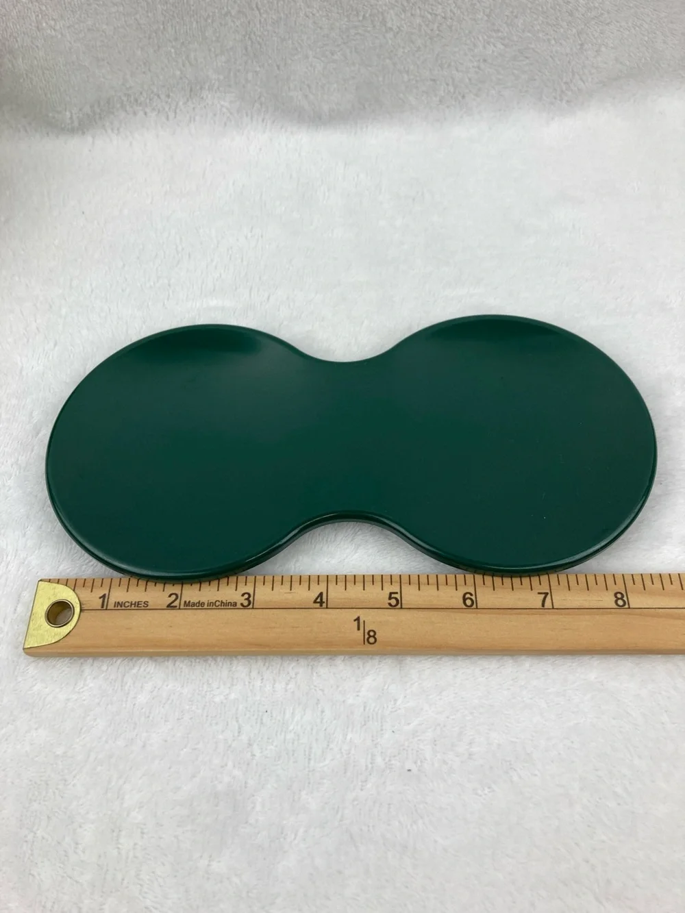 Vintage Tupperware Spoonz Hunter Green Double Spoon Rest Holder 2763A-10